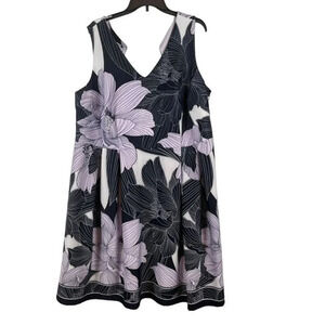 Roz & Ali Women Sleeveless V Neck Dress Size 22‎